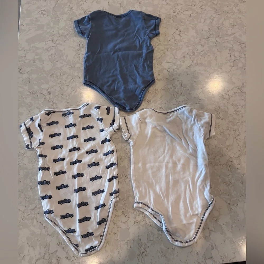 18Mos by Blue and White Kids One Piece Set of 3